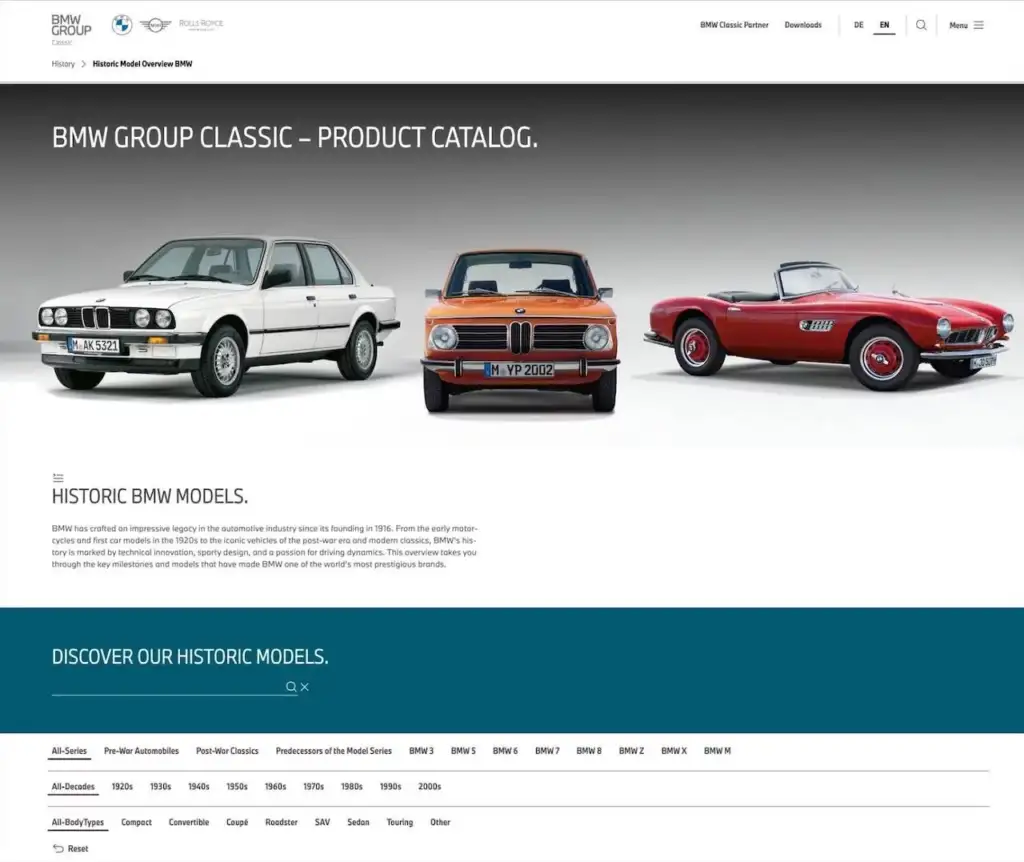 BMW Opens Its Online Encyclopedia (1928–2008): A Goldmine for Fans