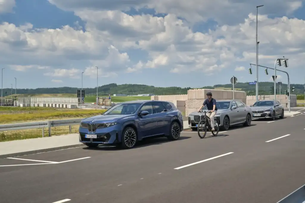 BMW Neue Klasse Can Stop You Opening the Door Into a Cyclist