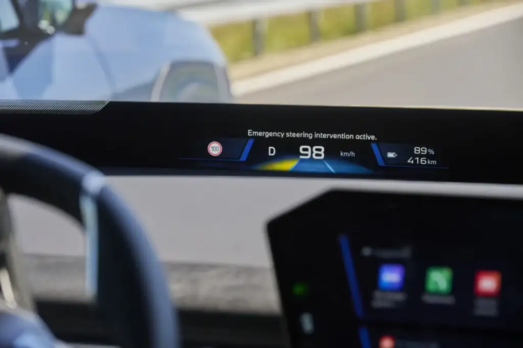 BMW Neue Klasse Can Stop You Opening the Door Into a Cyclist