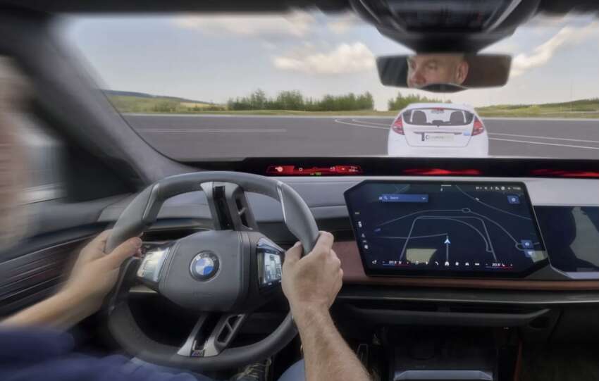 BMW Neue Klasse Can Stop You Opening the Door Into a Cyclist