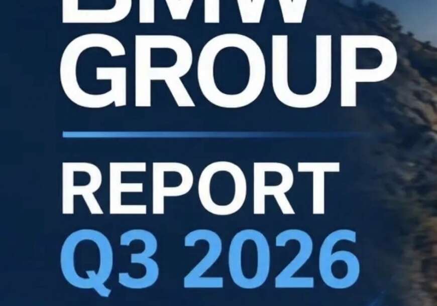 BMW Q3 2026 Report: iX3 Hits 100,000 Orders as China Sales Fall