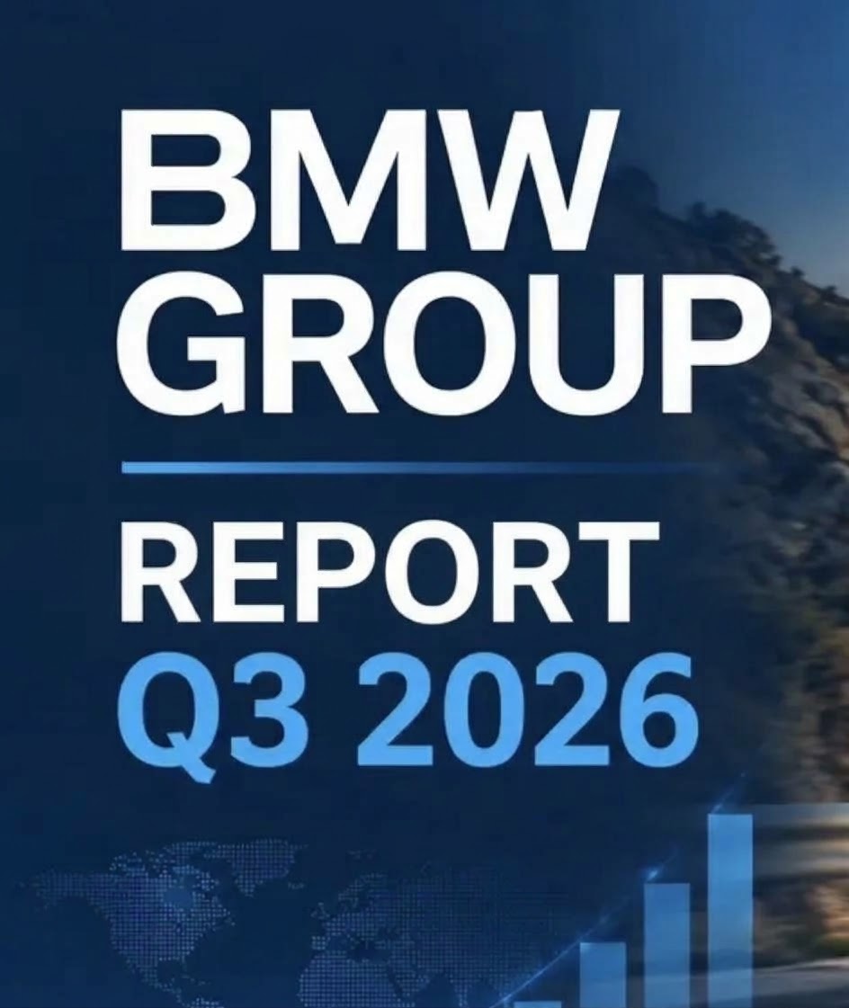 BMW Q3 2026 Report: iX3 Hits 100,000 Orders as China Sales Fall